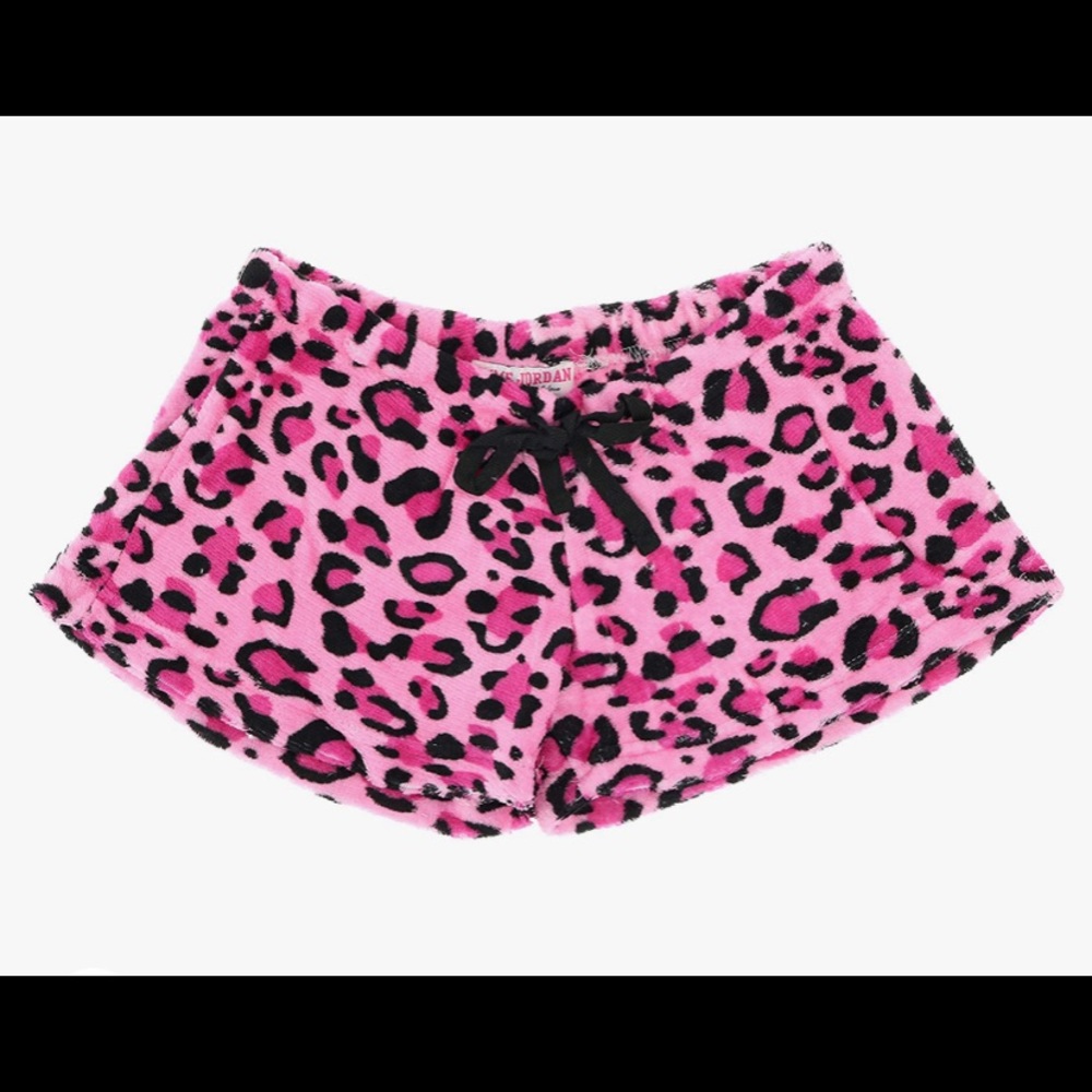 Cheetah pajama shorts
